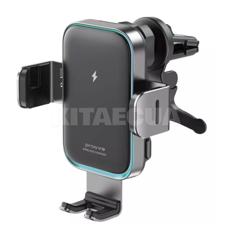 Автомобильный держатель на дефлектор / торпеду Triple Clamp Pro 15W с беспроводной зарядкой PROOVE (479200092)