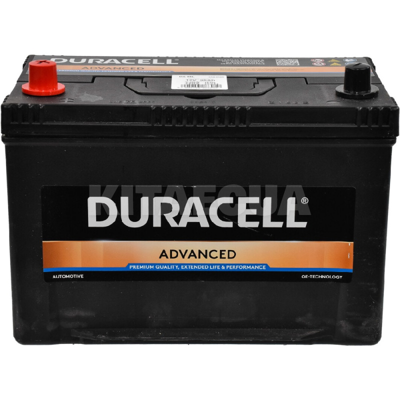 Автомобільний акумулятор Advanced 95Ач 740А "+" ліворуч DURACELL (DA95L)