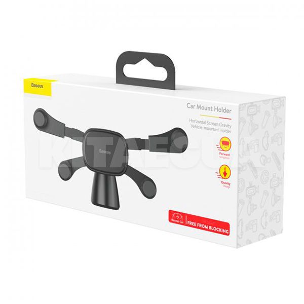Автомобільний тримач на торпедо із затискачем Black BASEUS (SUYL-HP01) - 3