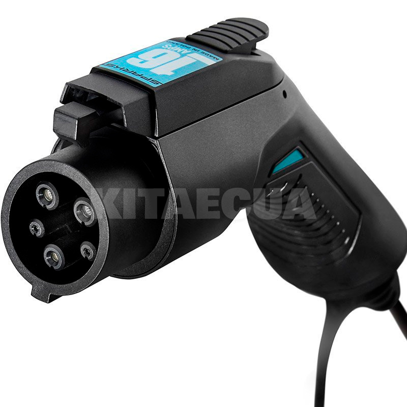Зарядка для электромобиля 3.7 кВт 16А 1-фаза Type 1 (американское авто) Travel Charger SPARKS на HYUNDAI Kona Electric (TC16T1) - 2