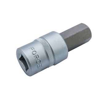 Головка торцевая с 6-гранной насадкой 17 мм 1/2" 70 мм FORCE