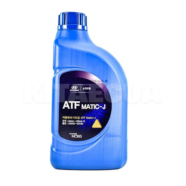 Масло трансмиссионное полусинтетическое 1л ATF MATIC-J (RED-1) MOBIS (450000140)