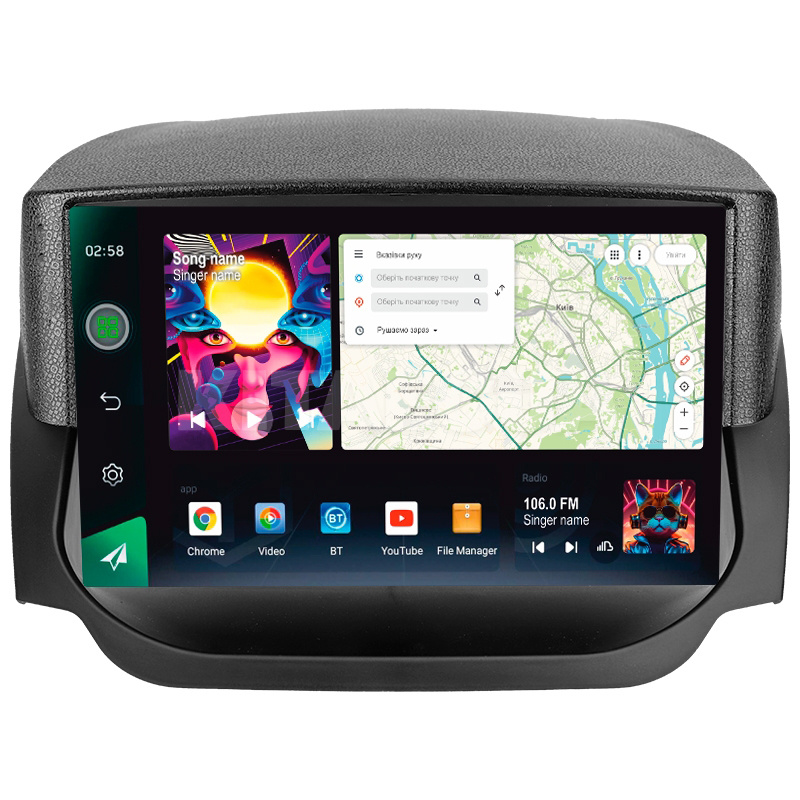 Штатна магнітола PRO 9464 4+64 Gb 9" Ford EcoSport 2014-2018 SIGMA4car (39580)