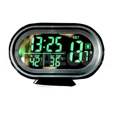Автомобильные часы с внутренним и наружным термометром 7009VOG VST (24000100)