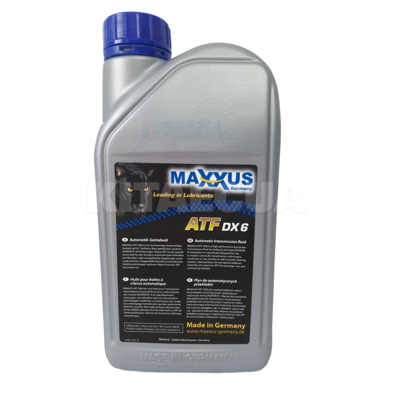 Масло трансмиссионное синтетическое 1л ATF DX6 Maxxus (ATF-DX6-001)