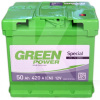Аккумулятор автомобильный 50Ач 420А "+" справа Green Power (22355)