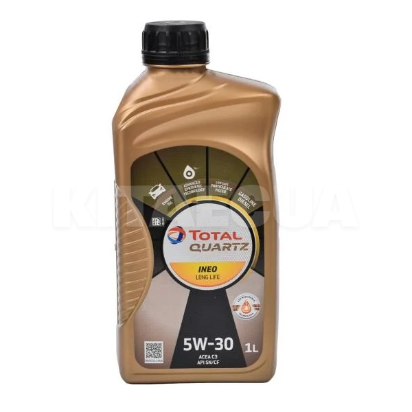 Масло моторне синтетичне 1л 5W-30 Quartz Ineo Long Life TOTAL (TL 5W30 QI LL 1L)
