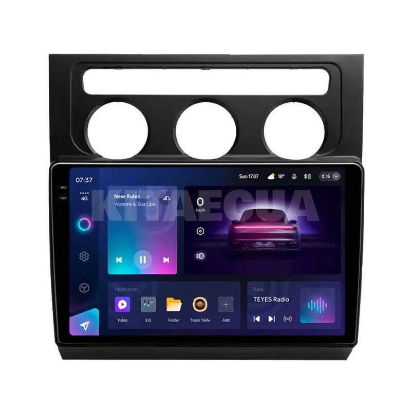 Штатна магнітола CC3 2k 4+32Gb 10" Volkswagen Touran 1 2003-2010 (F2) Teyes (36652)