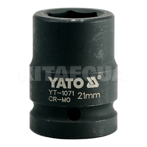 Головка торцевая ударная 6-гранная 21 мм 3/4" 50 мм YATO (YT-1071)
