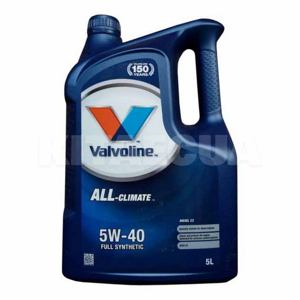 Масло моторное синтетическое 5л 5W-40 All-Climate C3 VALVOLINE (872277)