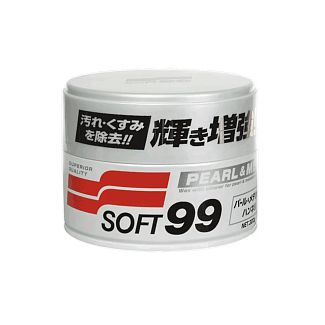 Очищающий воск для светлых автомобилей 320г Pearl and Metalliс Soft Wax SOFT99