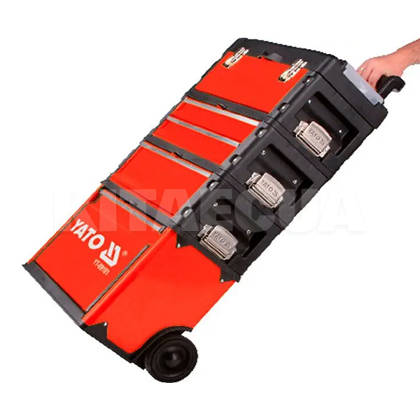 Тележка для инструмента 520 х 320 х 720 мм (3 секции) YATO (YT-09102) - 3