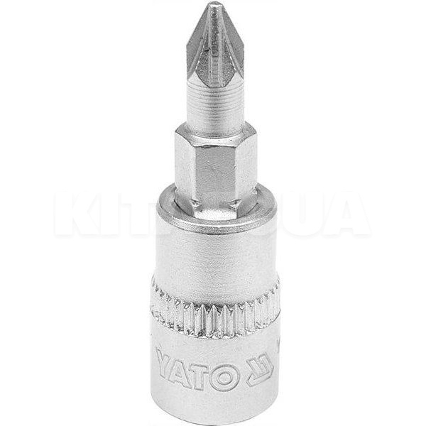 Головка торцевая с насадкой 37 мм 1/4“ PZ1 YATO (YT-04417)