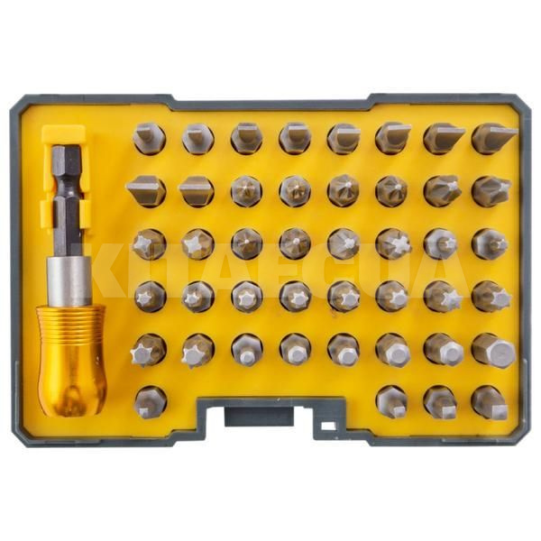 Набор бит с битодержателем 1/4" 44 предмета СИЛА (302014) - 2