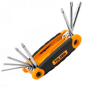 Набір ключів Т9-Т40 Torx 8шт TOLSEN
