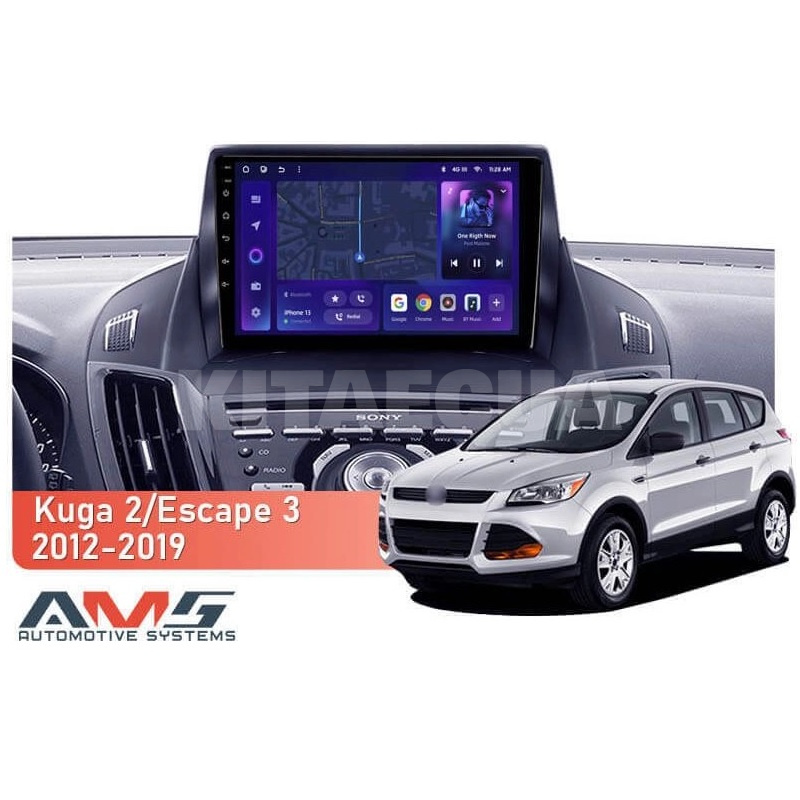Штатная магнитола MOSS M3 4+32 ГБ 9" Ford Escape 3 2012-2019 (A) AMS (49881) - 5