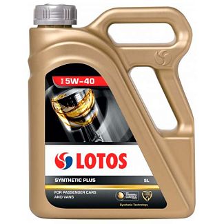 Масло моторне синтетичне 5л 5W-40 SYNTHETIC PLUS LOTOS