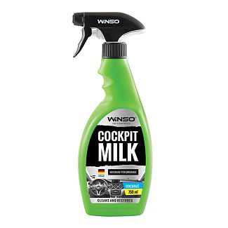 Полироль-молочко для пластика "кокос" 750мл Professional Cockpit milk Winso