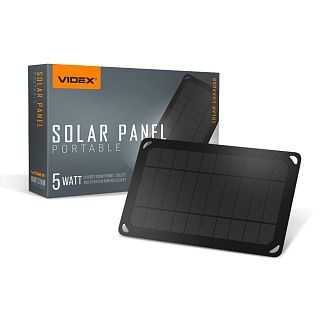 Портативная солнечная панель 5Вт VIDEX