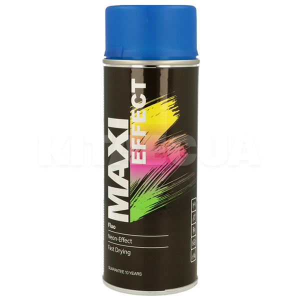 Краска-эмаль флуоресцентная 400мл синяя MAXI COLOR (MX0018-MAXI-COLOR)