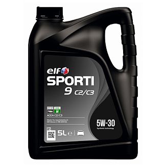 Масло моторное синтетическое 5л 5W-30 Sporti 9 C2/C3 ELF