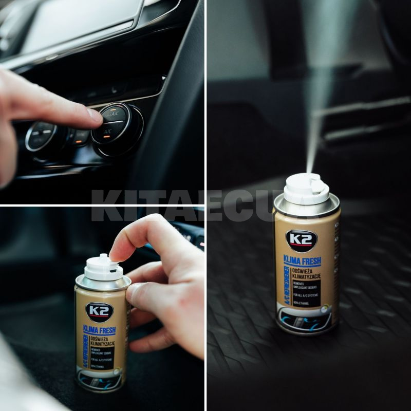 Очисник кондиціонера Klima Fresh "лохина" 150мл K2 (K222BB) - 3