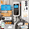 Зарядка для электромобиля Type 2 22 кВт 32А 3-фазы Pisces DLB FEYREE (FY22-32-3P-T2-PIS-DLB-3CT)