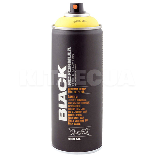 Краска декоративная нитро-комби 400мл TR1000 "насыщенный желтый" матовая Black MONTANA (264399-MONTANA)