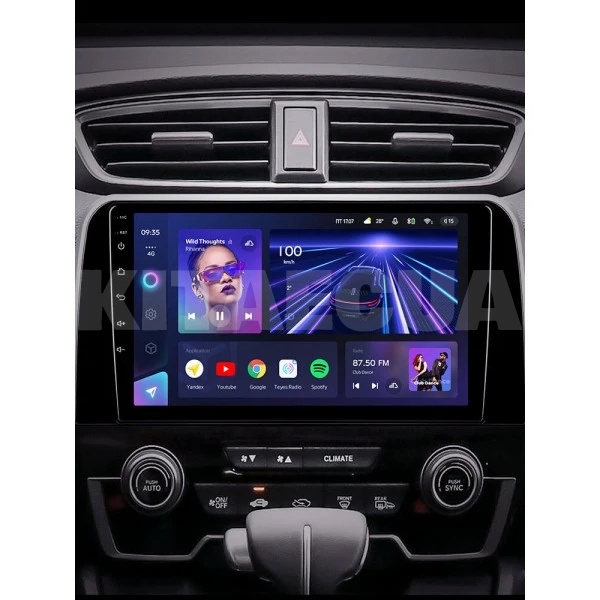 Штатна магнітола CC3 4+32 Gb 9" Honda CR-V 5 RW 2017-2022 Teyes (46509) - 2