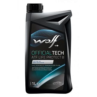 Масло трансмісійне синтетичне 1л ATF Officialtech Life Protect 8 WOLF