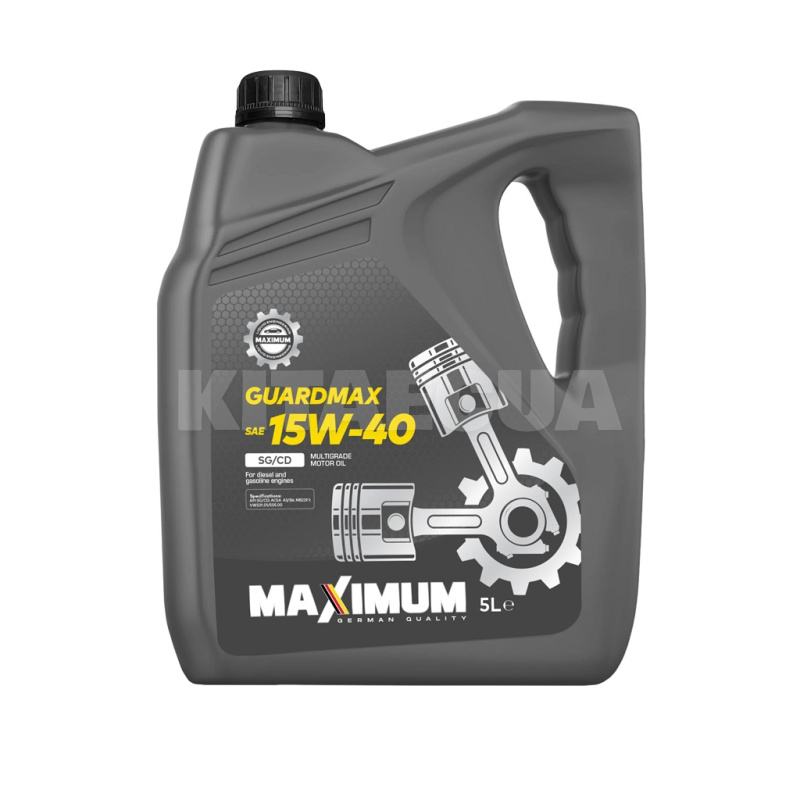 Масло моторное минеральное 5л 15W-40 GUARDMAX SG/CD MAXIMUM (GUARDMAX 15W40 SG/CD_5л)