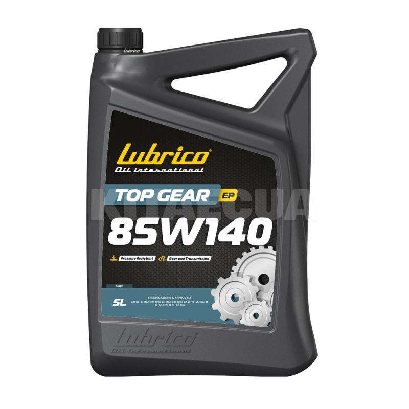 Масло трансмиссионное 5л EP 85W-140 TOP GEAR LUBRICO (L-1178-10100050)