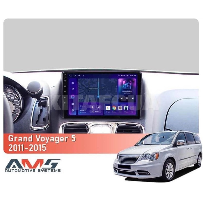 Штатна магнітола MOSS M3 4+32 ГБ 9" Chrysler Grand Voyager 5 2011-2015 (L1) AMS (49834) - 2
