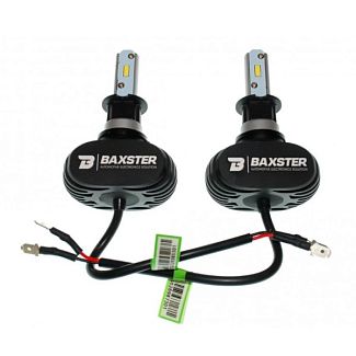 LED лампа для авто S1 H3 PK22s 50W 6000K (комплект) BAXSTER