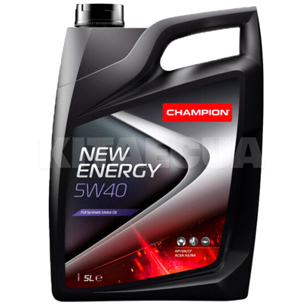 Масло моторне синтетичне 5л 5W-40 NEW ENERGY Champion (8211850)