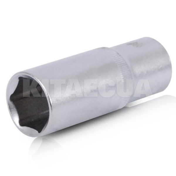 Головка торцева 6-гранна подовжена 22 мм 1/2" 78 мм Intertool (ET-0122)