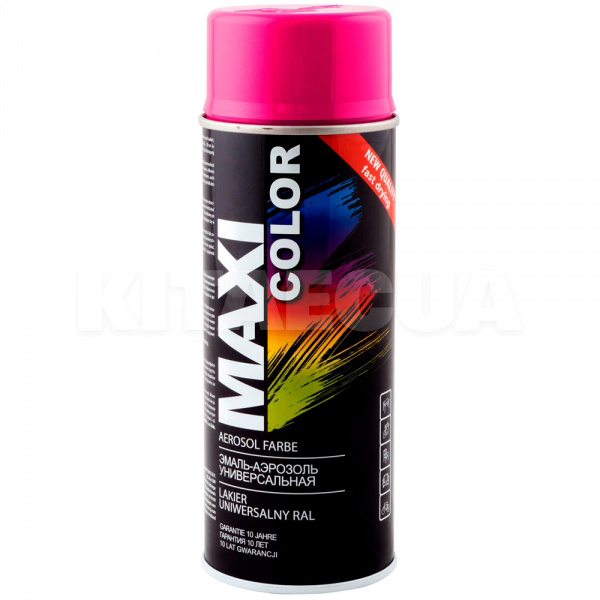 Фарба-емаль вересково-фіолетова 400мл універсальна декоративна MAXI COLOR (MX4003)