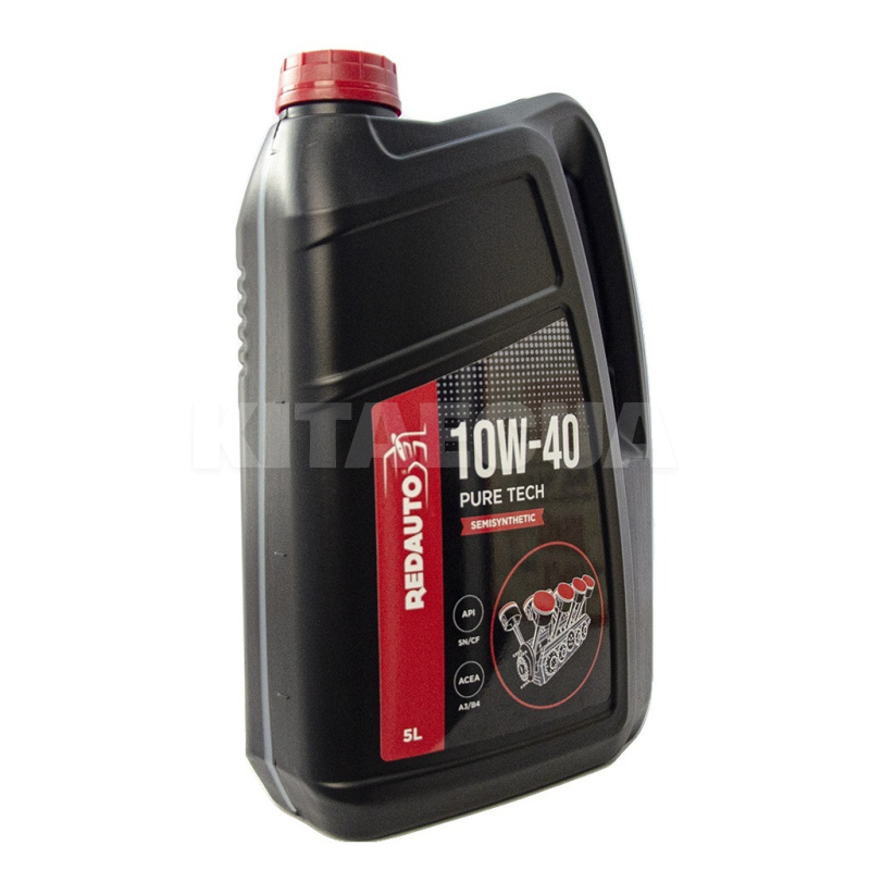 Масло моторное Pure Tech 5л 10W-40 полусинтетическое REDAUTO (PT10W4SS-5) - 7