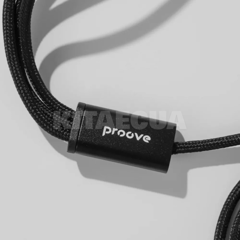 Кабель 3in1 USB to Type-C/Micro USB/Lightning 3А 1.2м черный PROOVE (491920001) - 5