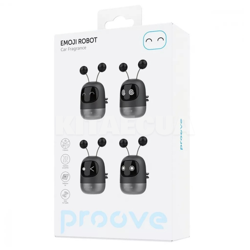 Ароматизатор "лимон/океан/мужской аромат" stunned Emoji Robot PROOVE (548020808) - 3
