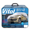Тент на авто з підкладкою PEVA+non PP Cotton 432х185х145 см джип/мінівен VITOL (JC13402 M)