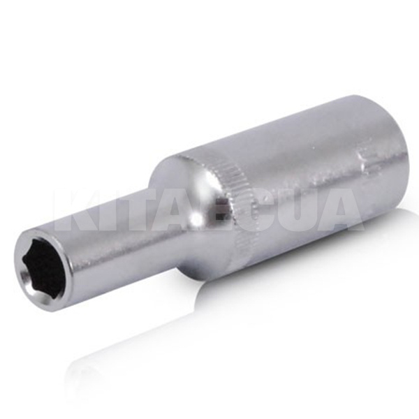 Головка торцева 6-гранна подовжена 8 мм 1/2" 78 мм Intertool (ET-0108)