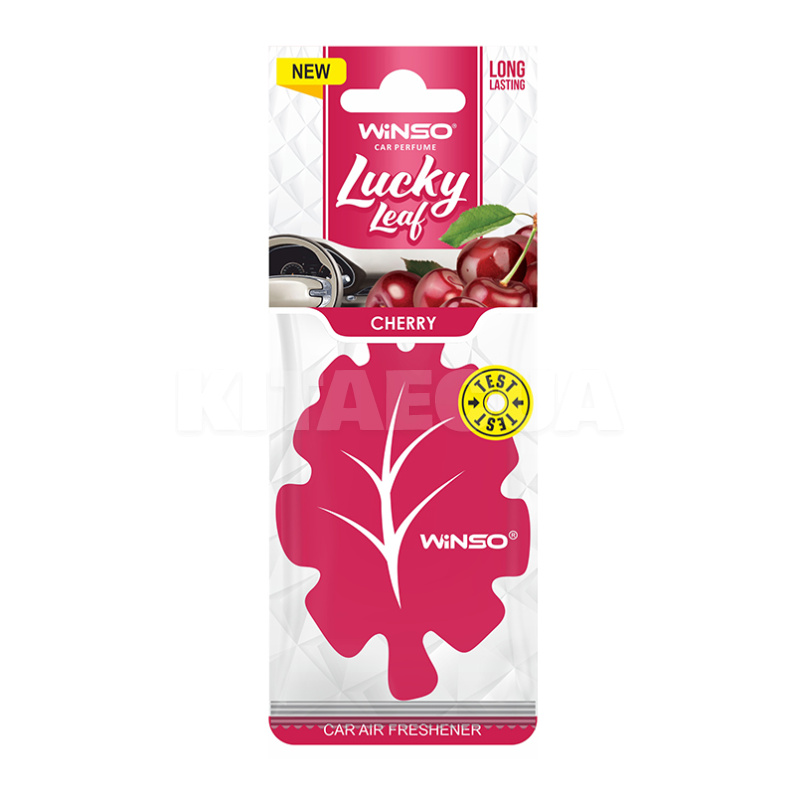 Ароматизатор Lucky Leaf Cherry "вишня" сухой листик Winso (537890)