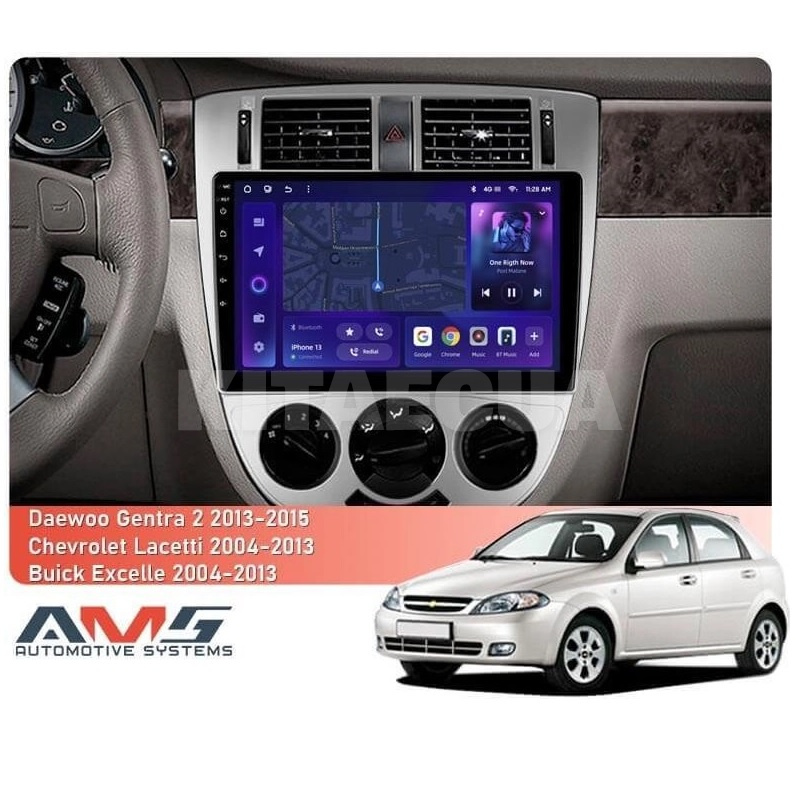 Штатная магнитола MOSS M3 4+32 ГБ 10" Buick Excelle Hrv 2004-2013 (F1) AMS (50780) - 4