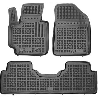 Резиновые коврики в салон Kia Soul II (2013-2018) (3шт) 201018 REZAW-PLAST