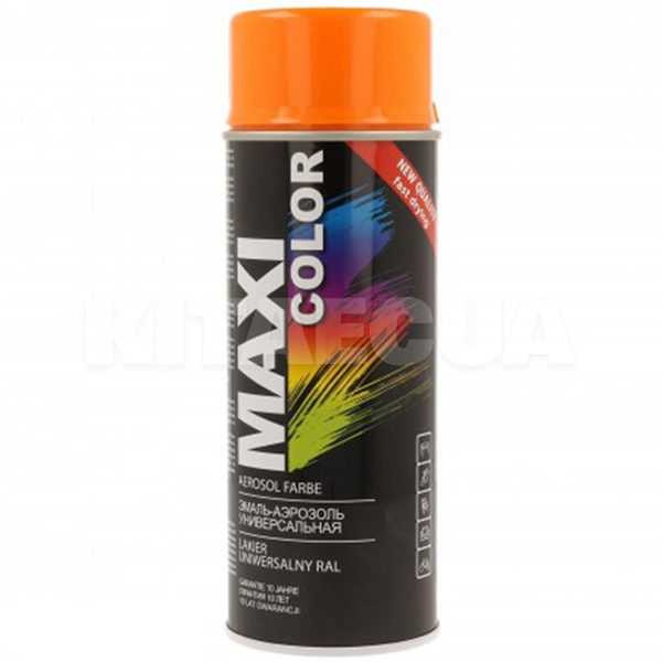 Фарба-емаль пастельно-жовтогаряча 400мл універсальна декоративна MAXI COLOR (MX2003-MAXI COLOR)