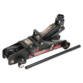 Домкрат гидравлический подкатной до 2.5т (140мм-387мм) с фиксацией ROCKFORCE