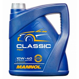 Масло моторное полусинтетическое 4л 10W-40 Classic Mannol