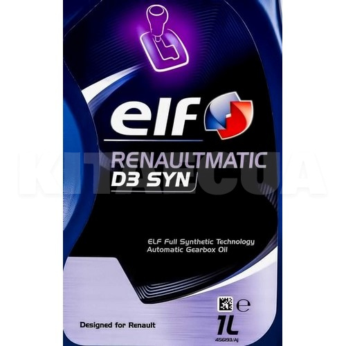 Масло трансмісійне синтетичне 1л (в ГУР) ATF Renaultmatic D3 SYN ELF (213873) - 2