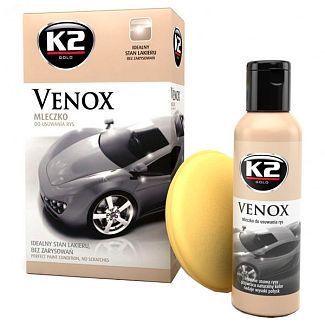 Полироль для кузова 180г с губкой Venox K2